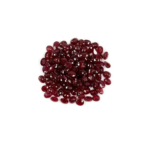 Rubis naturels de Bangkok, ovales calibrés 4x5mm, pierres précieuses facettées naturelles, prêtes à l'emploi pour la création de bijoux - Product Image 5