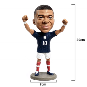 Personalice el personaje de resina Bobblehead Ronaldo PARA LA Copa de Fútbol de EE. UU. 2026 con el logotipo del equipo Figuras de resina de fútbol - Product Image 5