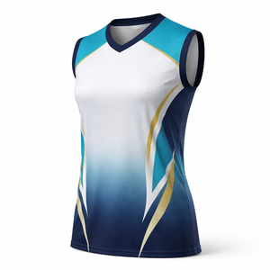 เสื้อวอลเลย์บอลสั่งทำขายส่ง 100% โพลีเอสเตอร์ ส่งตรงจากโรงงาน - มีบริการ OEM - Product Image 3