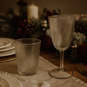 14 oz Twill Design <b>Plastic</b> Vintage Clear <b>Drinking</b> <b>Cup</b> Tumbler for Home Party Use - Product Image 5