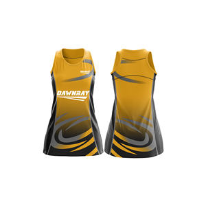 Camiseta de Netball con Logotipo Personalizado |   Uniforme de Netball Sublimado con Logotipo, Nombre y Número del Equipo |   Poliéster Transpirable - Product Image 5