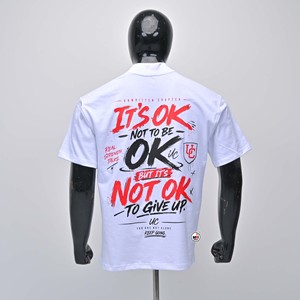 Camisetas de Manga Corta Blancas para Hombre Unwritten Chapter, Cuello Redondo, Corte Regular OEM, Estampado de Letras en la Parte Delantera, Estilo Casual de Algodón Jersey para Exteriores - Product Image 6