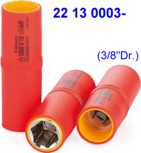 3/8" 1000V Insulated <b>Socket</b> with GS-VDE Certificate - Product Image 2
