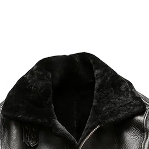 <b>Leather</b> <b>Jacket</b> Premium Zip Up <b>Leather</b> Outerwear Contemporary Casual Wear OEM Manufacturer Export Production - Product Image 6