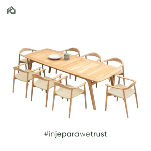 Silla Resistente de Teca Sólida Tejida, Natural, para Comedor y Restaurante, Muebles de Primera Calidad para Uso en Interiores y Exteriores, Apartamento - Product Image 2