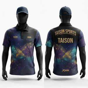เสื้อโปโลสนุกเกอร์หญิง 190 GSM ผ้าโพลีเอสเตอร์ถักระบายอากาศได้ดี สีเขียวเซจ แต่งขอบตัดกัน ปักลายแบบกำหนดเอง พิมพ์ลายแบบซับลิเมชั่น สำหรับมืออาชีพ - Product Image 1