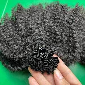 CDYHAIRVN Cheveux Vietnamiens Ondulés Profonds, Lots de Cheveux Bruts Doux et Définis, Bouclés Crépus, Non-Remy, Double Trame Faite à la Machine, Permanente, 100g, 8-40 pouces, Fusion - Product Image 4