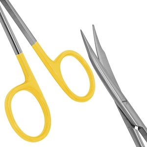 Ciseaux de tenotomie Steven de qualité supérieure, droits, fins, tranchants, outil de coupe de précision pour la microchirurgie ophtalmique, réutilisables, approuvés ISO - Product Image 6