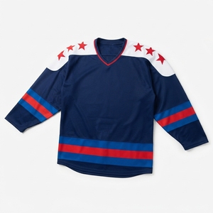 Maillot de hockey sur glace unisexe personnalisé HIEND INDUSTRIES 2026, respirant, 100 % polyester, impression numérique FDM, blocs de couleur, sports d'équipe - Product Image 1