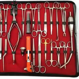 Kit Completo de Instrumentos Quirúrgicos Dentales de Acero Inoxidable para Extracción, Pinzas, Portaagujas, Tijeras, Cirugía Oral - Product Image 3