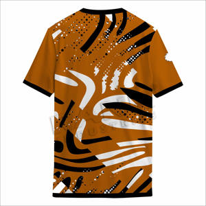 Camisetas estampadas de diseño personalizado de nuevo estilo para hombre, ropa de calle, corte holgado, camisetas para hombre 100% algodón, camisetas para hombre en oferta. - Product Image 2