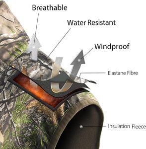 <b>Mens</b> Camo Hunting Vest Water-Resistant Sleeveless <b>Jacket</b> with Pockets for Outdoor Fishing Hiking - Product Image 5