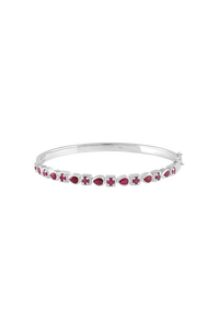 Bracelet en rubis en argent sterling 92,5 KLSB-20441 - Product Image 2