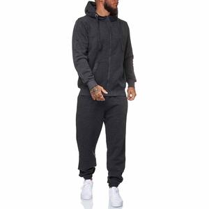 Ensemble de survêtements deux pièces pour hommes, avec sweat à capuche zippé confortable, pour l'entraînement et le jogging, envoyé par Dress Sports - Product Image 1