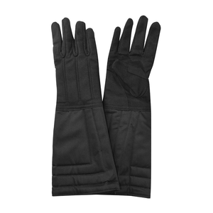 Gants d'escrime professionnels |   Design texturé minimaliste et discret, tout noir |   Prix direct usine - Product Image 5