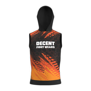 Sweat à capuche sans manches pour le boxe, coupe confortable, idéal pour l'entraînement et l'échauffement. - Product Image 3