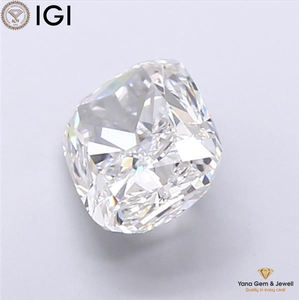 Diamant de laboratoire CVD avec certificat IGI 4,01 carats, clarté VVS2, couleur F, forme coussin pour la création de nouveaux bijoux - Product Image 4