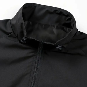 Oem Lightweight Waterproof Windbreaker <b>Men's</b> <b>Jacket</b> High Quality Customized Heavy Duty Stand Collar Front Logo - Product Image 4