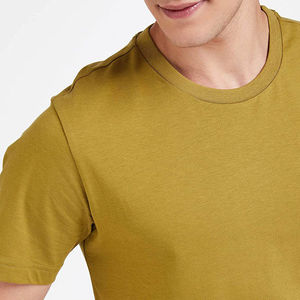 Camiseta de Manga Corta para Hombre, 100% Algodón, Cuello Redondo, Corte Regular, Estilo Casual, Tejido Jersey, Color Liso, Calidad Premium - Product Image 6