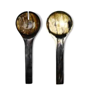 Cuchara Clásica Personalizada de Cuerno de Búfalo, Tallada a Mano, Tamaño Personalizado, Ecológica, para Fiestas y Mesa - Product Image 1