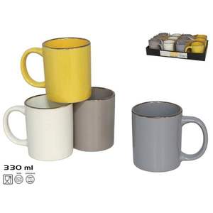 Tazas de Cerámica Surtidas South Mug de 330 ml, 4 Unidades, Gres - Product Image 1
