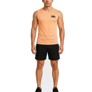 เสื้อคอมเพรสชั่นแขนกุดสำหรับผู้ชาย ดีไซน์น้ำหนักเบา เหมาะสำหรับการเล่นกีฬา วิ่ง และสวมใส่ในชีวิตประจำวัน - Product Image 1