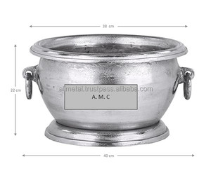 Refroidisseur de champagne/vin en aluminium personnalisable argenté pour les fêtes intérieures et extérieures de qualité assurée - Product Image 3