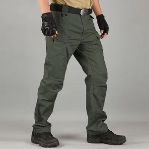 High Quality Material <b>Stretch</b> Straight Trouser Cotton And Polyester Fabric Slim Fit Tactical <b>Cargo</b> Pants With Multiple Pockets - Product Image 3