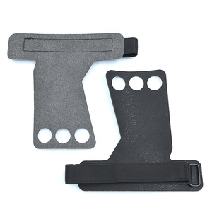ที่รัดข้อมือหนังแบบ High Bar Grip พร้อมตัวล็อคแบบ Hook & Loop ปรับได้ สำหรับยกน้ำหนัก ป้องกันฝ่ามือ ใช้ได้ทั้งชายและหญิง ป้องกันขั้นพื้นฐาน - Product Image 2