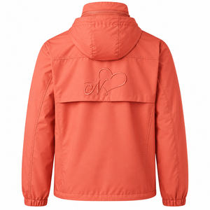 Windbreaker <b>Jacket</b> for <b>Men</b> Lightweight Outdoor Sports Water Resistant Full Zip <b>Hooded</b> Activewear Custom Activewear Factory Maker - Product Image 2