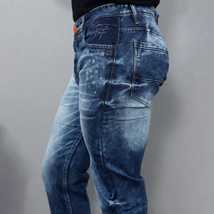 กางเกงยีนส์แฟชั่นสตรีทสไตล์สีพื้นสำหรับผู้ชาย รุ่นสปริง/ออทั่ม ขายออนไลน์ - Product Image 6