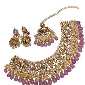 Wholesale Gold & <b>Silver</b> Plated Fashion Jewellery <b>Sets</b> High Quality Artificial Charm Lady Girlfriend Wedding Handmade Finishing - Product Image 1