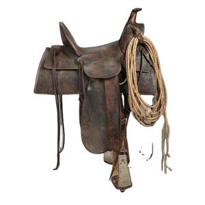 Selle de course anglaise en cuir pour cheval, très confortable, absorbant la transpiration, écologique, avec quincaillerie SUS304 - Product Image 1