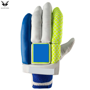 Cricket Gloves Men Professional Match Grade Leather Batting Gloves Customized Protection Level Cricket Sports Gear - Product Image 2