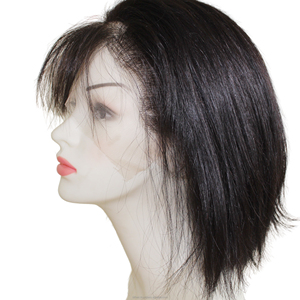 Elegante peluca de cabello humano rizado birmano natural que crea una apariencia natural, rizos definidos, estilismo versátil y comodidad. - Product Image 2
