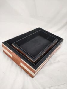 Boîte cadeau en bois personnalisée avec incrustation d'os et de résine, magnifique artisanat avec un modèle artistique élégant pour offrir en cadeau, ARTISANAT BOISER du Inde - Product Image 6