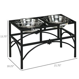 Ciotola Rialzata Portatile per Cani e Gatti, Dispenser Lento per Acqua e Cibo, Ideale per Viaggi e Spedizioni Durante la Settimana - Product Image 3
