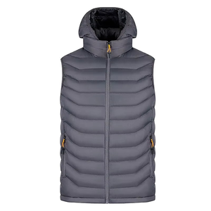 Veste d'hiver matelassée pour homme avec logo personnalisé, col montant, logo sur le devant, manches classiques, OEM, vente chaude, haute qualité, grandes tailles - Product Image 2