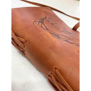 Diario de Cuero Esotérico de Estilo Vintage Hecho a Mano, Único, Al-Amir, con Patrón de Caballo, de la Artesanía Tradicional de Rajasthan - Product Image 6