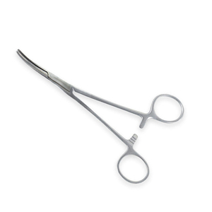 Pinces chirurgicales hémostatiques en acier inoxydable de haute qualité, courbées/droites, avec système de verrouillage à cliquet, 5 pouces - Product Image 2