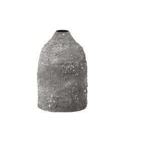Vase en métal aspect béton finition antique sur mesure OEM, pot à fleurs gris vieilli, durable, pour jardin intérieur, vente en gros en vrac - Product Image 1