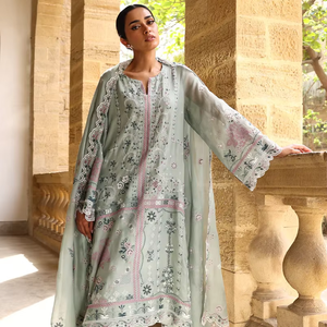 Ladies Heavy Wear Boutique Party Dress Sequined Embroidered Handmade A-Line Knee-Length Latest Collection for Wedding Wear High - Product Image 1