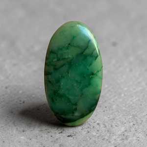 Cabujón de Jade Verde Natural, Corte Ovalado, Pulido, Gema Suelta con Cambio de Color para Joyería - Product Image 2