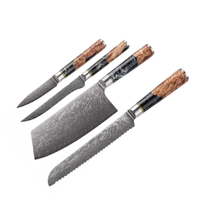 LEGACY BLADES Custom Logo Damascus Kitchen <b>Knife</b> <b>Set</b> Premium Chef Cutlery for Hotels & Restaurants OEM - Product Image 3