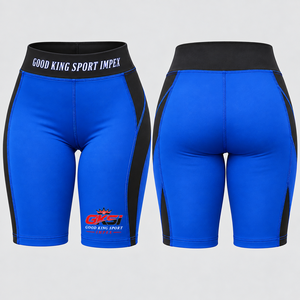 Custom <b>Womens</b> Cycling <b>Shorts</b> High Waist <b>Compression</b> Gym Biker Activewear OEM Private Label Manufacturer Wholesale Sportswear B2B - Product Image 5