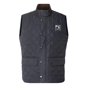 Gilet matelassé sans manches personnalisé pour homme, multi-poches, col en V, fermeture éclair, veste décontractée d'hiver - Product Image 3
