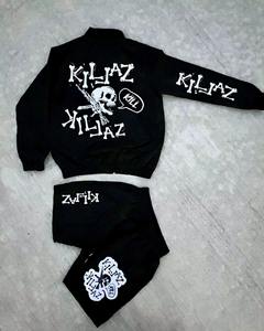 Conjunto de Pantalones Cortos para Hombre, Chaqueta con Cierre Personalizada, 100% Nailon, Conjunto de Chaqueta Cortavientos y Pantalones Cortos, Logotipo Bordado, Conjunto de Chaqueta Cortavientos y Pantalones Cortos de Nailon - Product Image 6