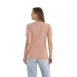 เสื้อยืดคอตตอนผู้ใหญ่ Next Level Apparel สีชมพูทะเลทราย รุ่นปรับแต่งได้ ปี 2026 เสื้อยืดคอกลมผสมโพลีเอสเตอร์ ระบายอากาศได้ดี - Product Image 5