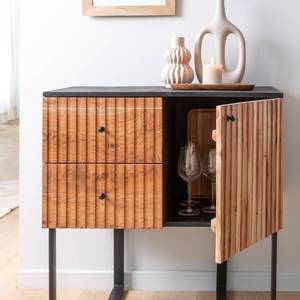 ตู้ไซด์บอร์ดทรงสูงรุ่นวันดานา เซเรโน โนวา ทำจากไม้กระถินเทศและโลหะ - Product Image 2