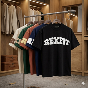 เสื้อยืดพิมพ์ลายพัฟโลโก้ สตรีทแวร์ ทรงหลวม รับผลิตเสื้อยืดแบรนด์ส่วนตัว ขายส่ง ผู้ผลิตชั้นนำ เสื้อยืดตามความต้องการของลูกค้า - Product Image 3